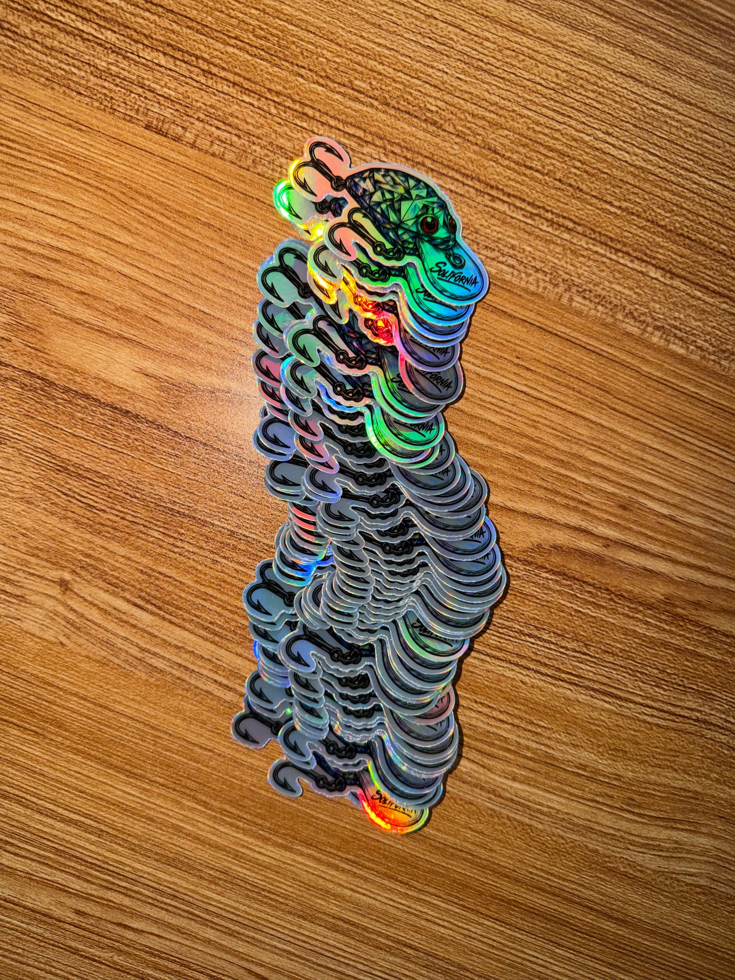 Holographic Diamond Lure Decal