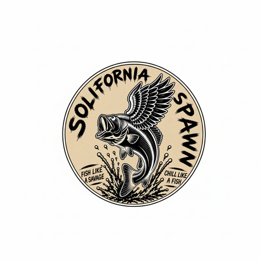Solifornia Spawn decal on a clean white background